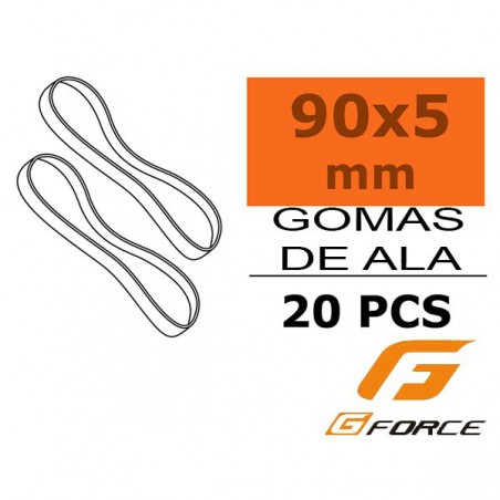GOMAS DE ALA 90X5MM (20 UNIDADES) G-FORCE