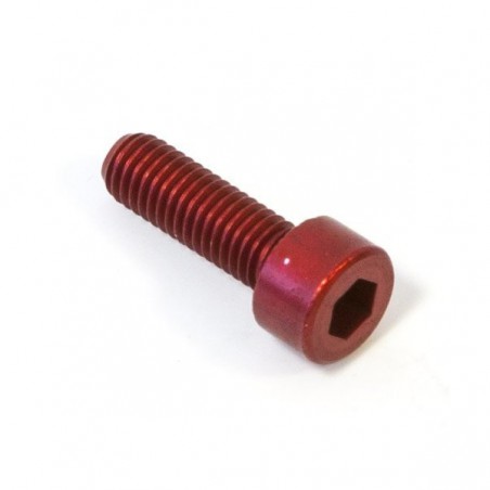 TORNILLO M5X16MM ALUMINIO ANODIZADO ROJO DA