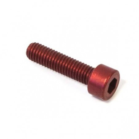 TORNILLO M5X20MM ALUMINIO ANODIZADO ROJO DA