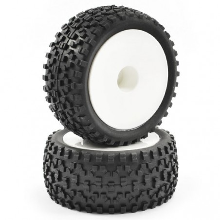 RUEDA COMPLETA 1/10 BUGGY TRASERA CUBOID FASTRAX