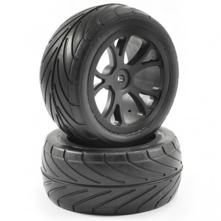 RUEDA COMPLETA 1/10 BUGGY ASFALTO TRASERA FASTRAX