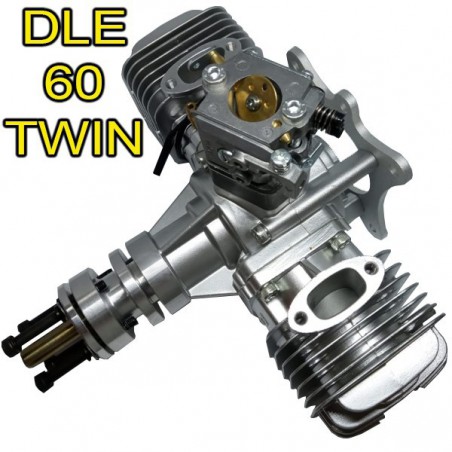 DLE60 MOTOR AVION GASOLINA 60 CC BICILINDRICO ORIGINAL