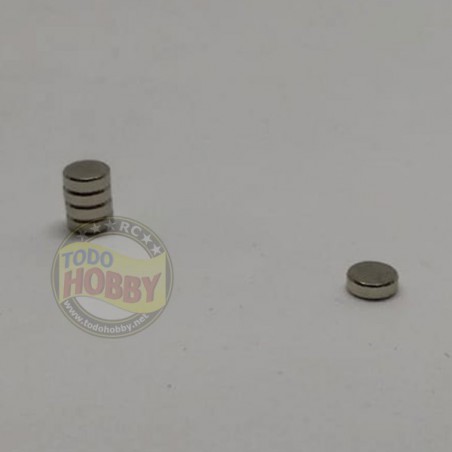 IMAN DE NEODIMIO 4MM X 1,5MM (5 UDS)