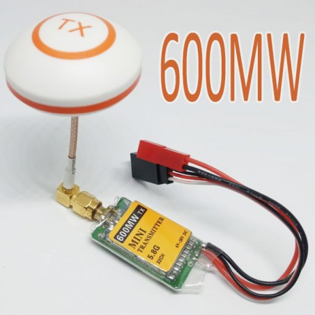 TRANSMISOR 5,8GHZ 600MV 32CH ANTENA TIPO-L