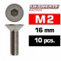 TORNILLOS M2X16MM AVELLANADO ALLEN (10 UNDS)