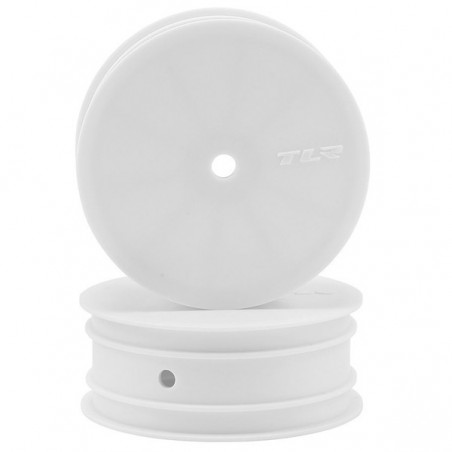 LLANTA DELANTERA HEXAGONO 12MM BLANCA TLR