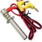 PINZA BUJIA CON BANANAS DE 4MM ACODADA