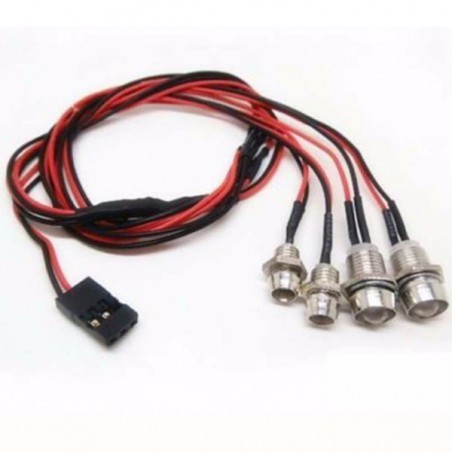 JUEGO 4 LED CON SOPORTE