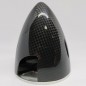 CONO CARBONO 3K CON TAPA DE ALUMINIO 76MM