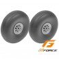 RUEDA GOMA AVION 38MM EJE 3MM G-FORCE RUEDA GOMA AVION 38MM EJE 3MM G-FORCE