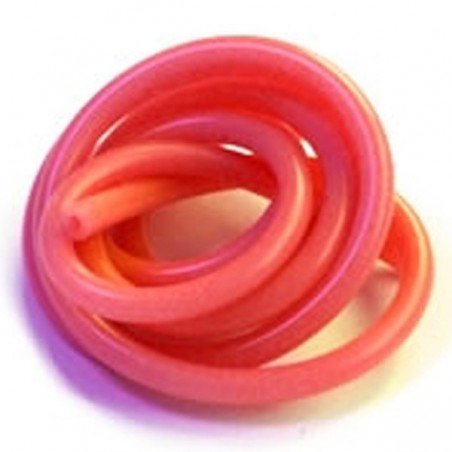 TUBO SILICONA SUPERFLEX ROJO FLUO 1M FASTRAX