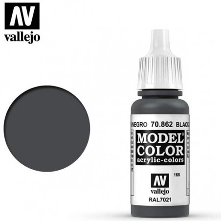 PINTURA VALLEJO GRIS NEGRO 17ML