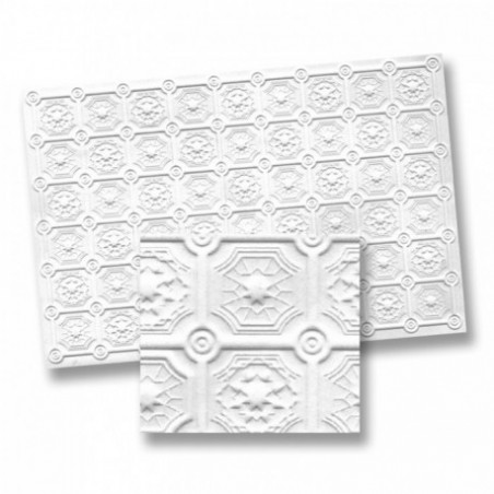 ZZ ARTESONADO PARA TECHO 35 X 25CM BLANCO