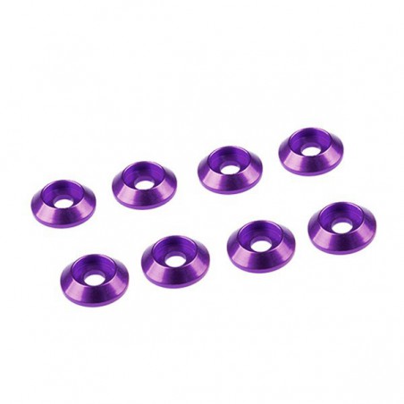 ARANDELA CABEZA CILINDRICA 3MM PURPURA (8)