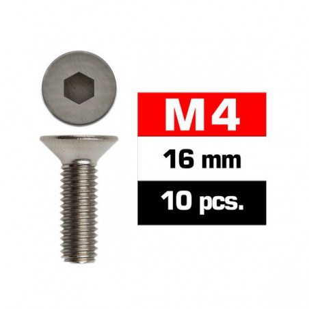 TORNILLOS M4X16MM AVELLANADO (10)
