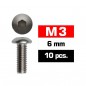 TORNILLOS M3X6MM BOTON (10)