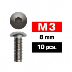 Tornillos: Tornillo plástico M2 x 6mm (unidad)