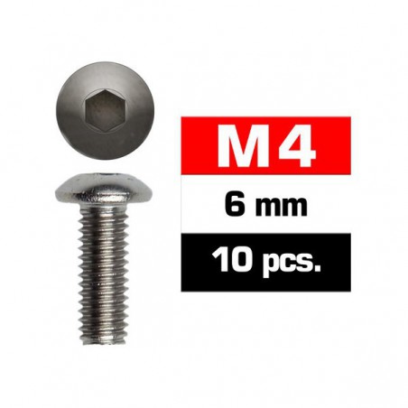 TORNILLOS M4X6MM BOTON