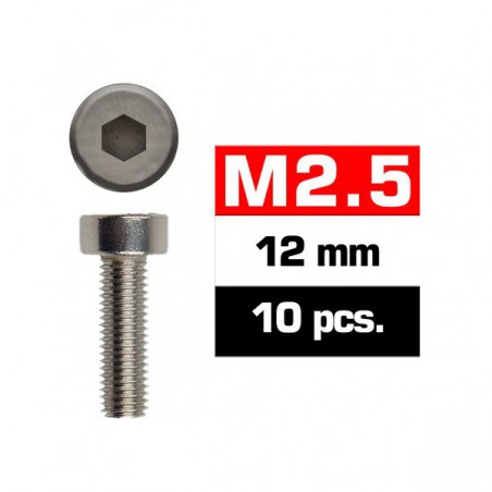 TORNILLO M2.5X12MM ACERO ALLEN (10 U) ULTIMATE
