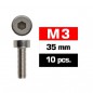 TORNILLO ALLEN CILINDRICO INOXIDABLE M3X35 ULTIMATE (10 UNIDADES) TORNILLO ALLEN CILINDRICO INOXIDABLE M3X35 ULTIMATE (10 UNIDADES)