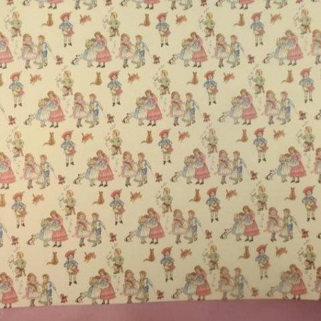 ZZ PAPEL PARED NIÑOS FONDO BLANCO (6) V.U.