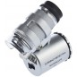 MICROSCOPIO DE BOLSILLO 60X LED UV
