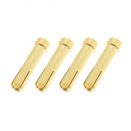 CONVERSOR DE CONECTOR ORO DE 5MM A 4MM 4 UNIDADES