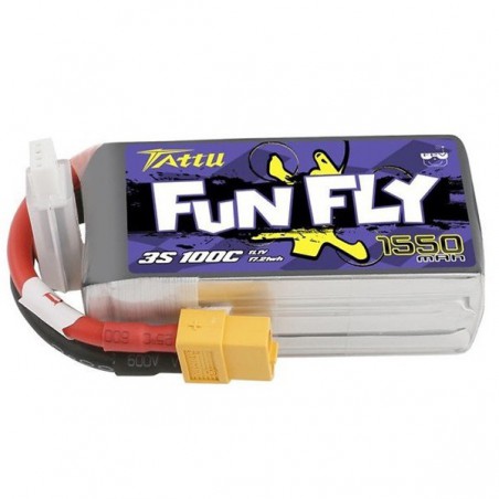 BATERIA LIPO 11.1V 1550MAH 100C TATTU