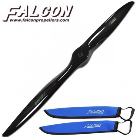 HELICE CARBONO 23X8 FALCON CON FUNDA
