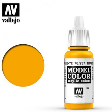 PINTURAS VALLEJO AMARILLO TRANSPARENTE 17ML  184