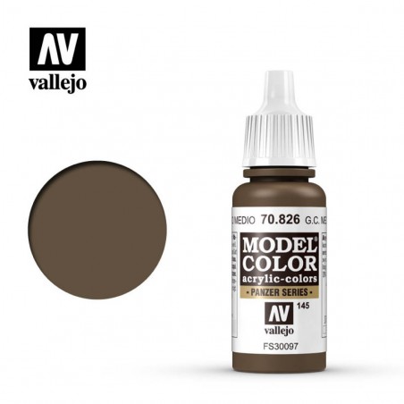 PINTURAS VALLEJO CAMUFLAJE PARDO MEDIO  17ML  145