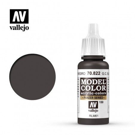 PINTURAS VALLEJO CAMUFLAJE PARDO NEGRO  17ML  150