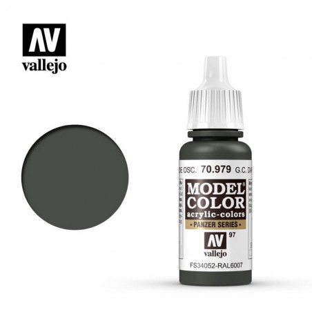 PINTURAS VALLEJO CAMUFLAJE VERDE OSCURO  17ML  097