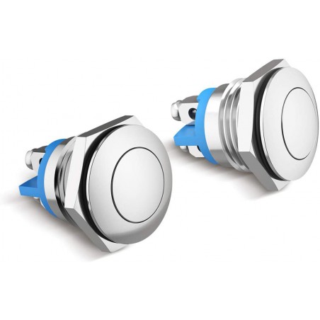 PULSADOR 12mm 2 PINES, METAL