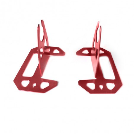 SOPORTE AVION EJE RUEDA ALUMINO ROJO MIRACLE