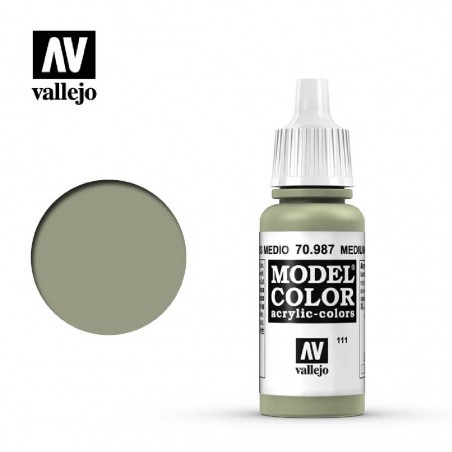 PINTURA VALLEJO GRIS MEDIO  17ML  111