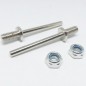 EJE RUEDA 4X40MM M6 (2UDS)