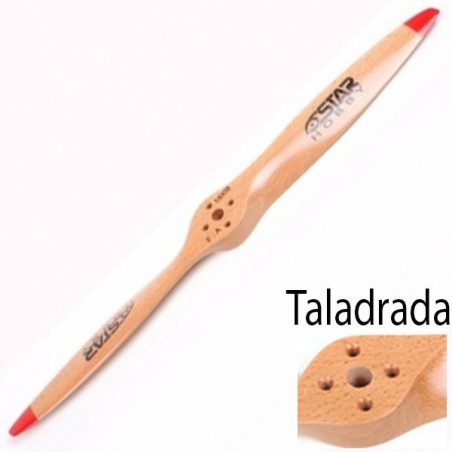 HELICE MADERA 20X8 ESCARIADA MOTOR DLE30/35/40