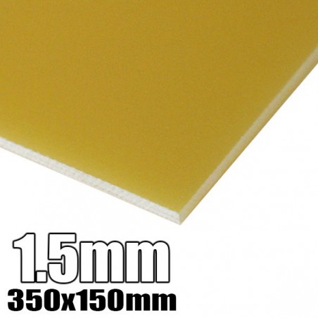 PLANCHA FIBRA DE VIDRIO 350X150X1,5MM