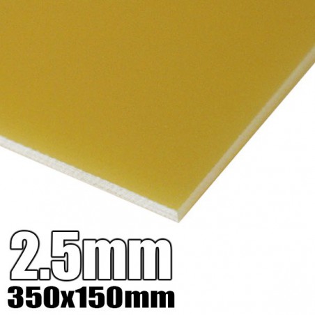 PLANCHA FIBRA DE VIDRIO 350X150X2,5MM