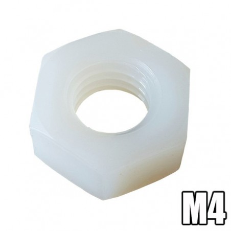TUERCA NYLON M4 (6 UNIDADES) MIP