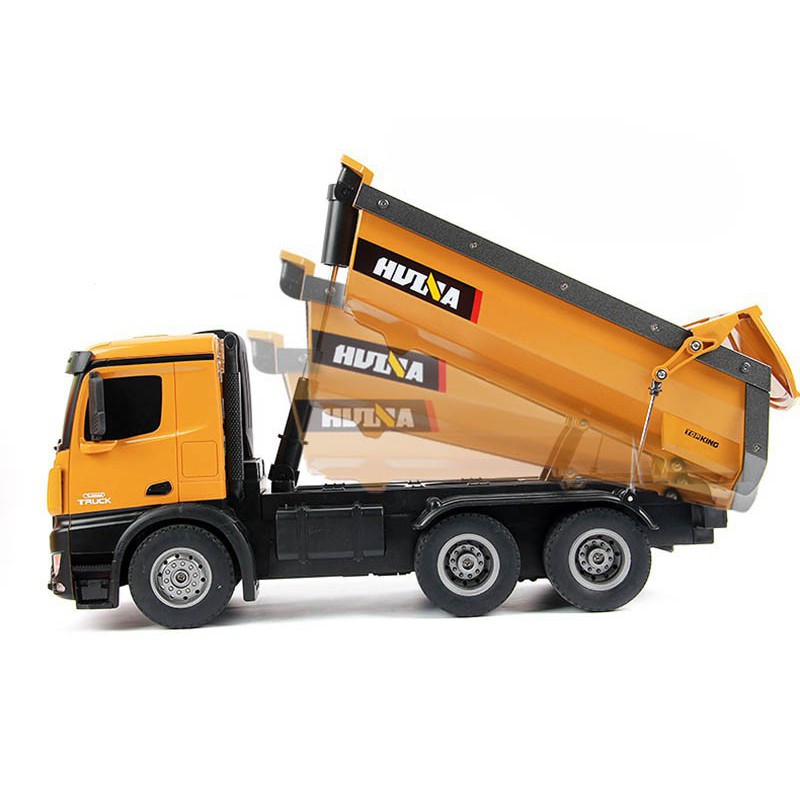 CAMION CON VOLQUETE METALICO HUINA 1573 1/14 2 BATERÍAS CAMION CON VOLQUETE METALICO HUINA 1573 1/14 2 BATERÍAS