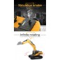 EXCAVADORA ORUGA R/C 23CH FULL METAL 1/14 2,4GHZ