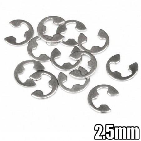 CLIP 2.5MM 10 UNIDADES BLACK BULL