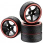 SET 4 RUEDAS 1/10 DRIFT ON ROAD RING NAR ABSIMA