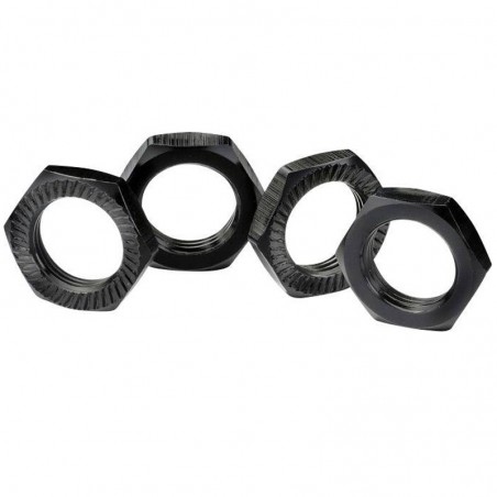 TUERCA RUEDA 17MM NEGRA 1/8 (4 UNIDADES) ABSIMA