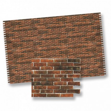 ZZ PARED LADRILLO RELIEVE 31,5 X 48,5 OSCURO