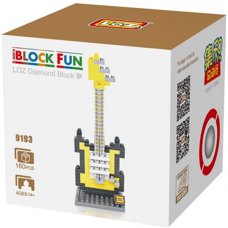 LOZ GUITARRA ELECTRICA AMARILLA 160 PIEZAS