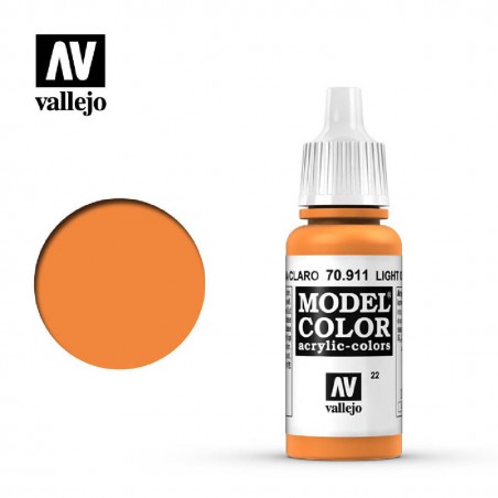 PINTURA VALLEJO. NARANJA CLARO  17ML 022