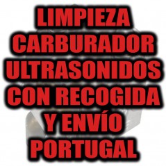 LIMPIEZA CARBURADOR ULTRASONIDOS PORTUGAL
